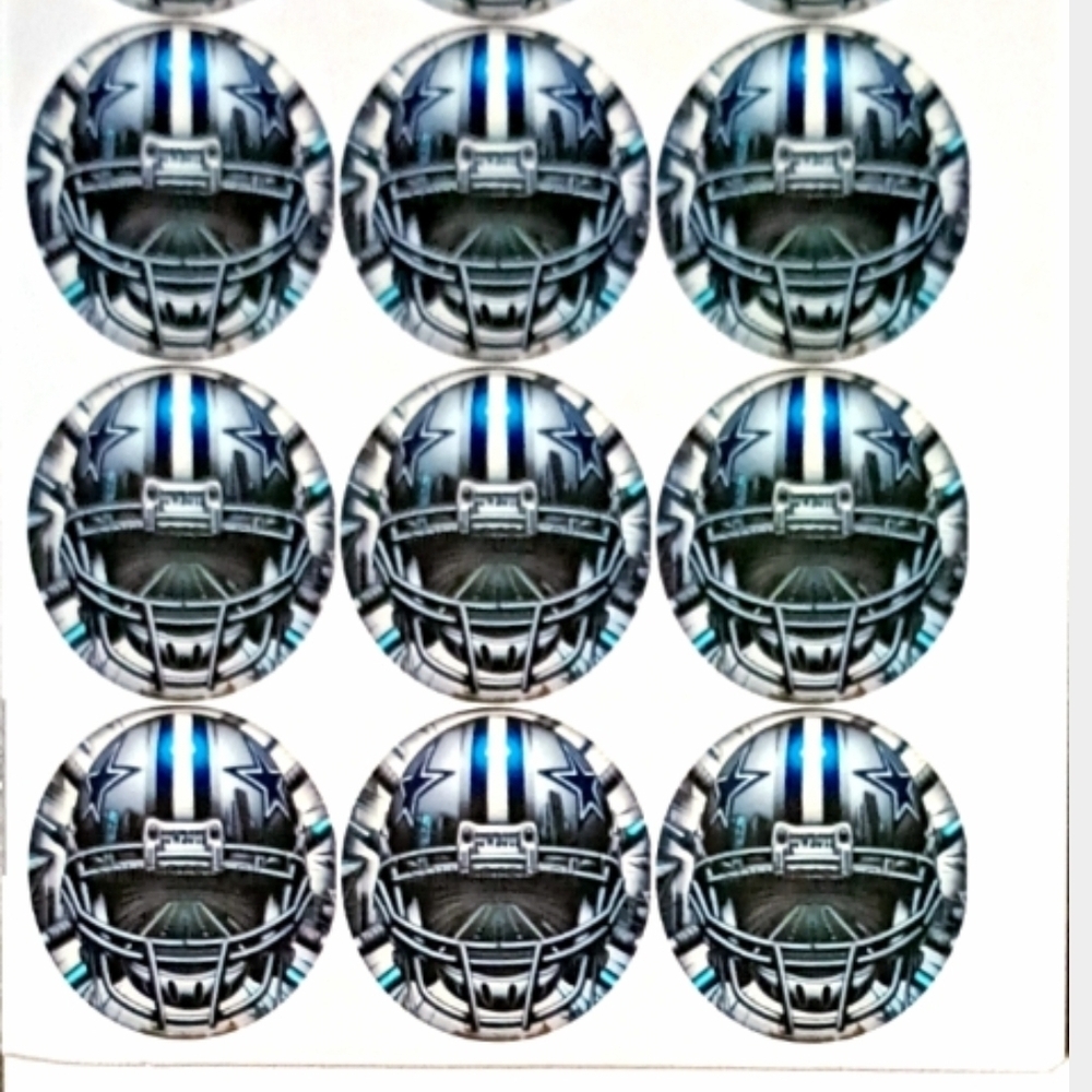 Football Team Helmet Party Stickers